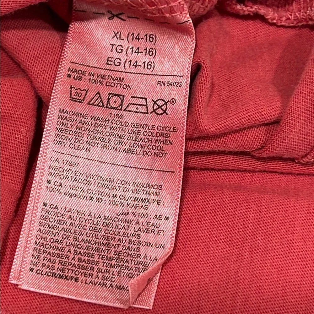 Old Navy Kids Red Short Sleeve Tee
